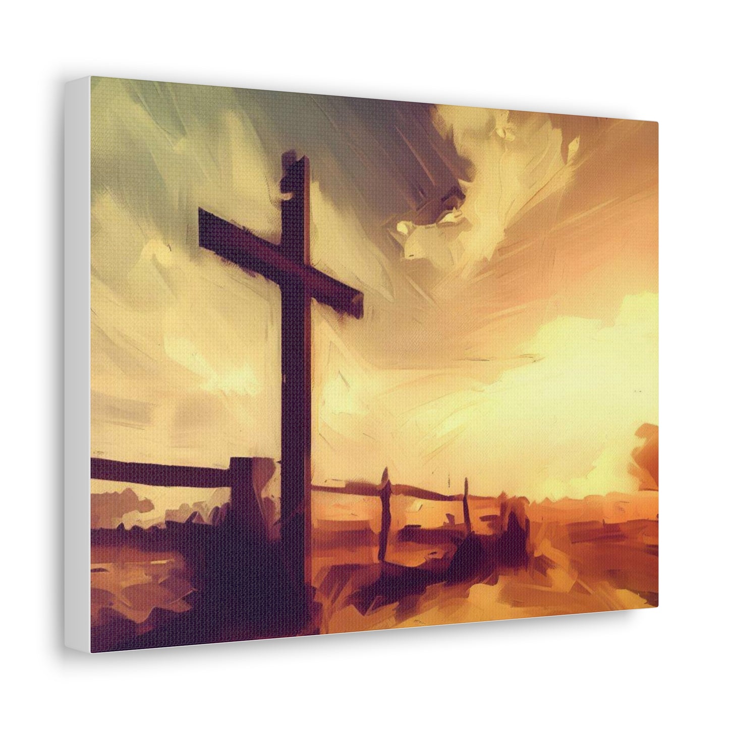 Christian wall art, Cross wall art, Country art, farm art, Canvas Gallery Wraps - SaviTraviDesigns