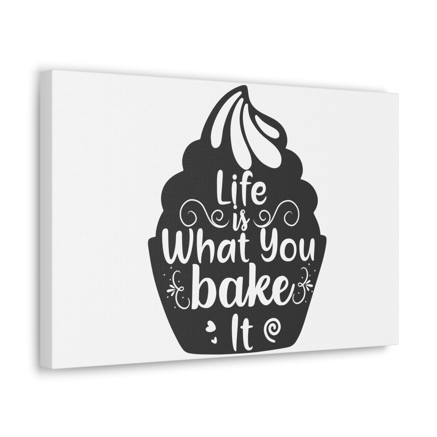 Life Is What You Bake It, Kitchen quote canvas prints, Kitchen wall decor quotes, Kitchen canvas art, Funny kitchen quotes on canvas, Inspirational kitchen quotes - SaviTraviDesigns