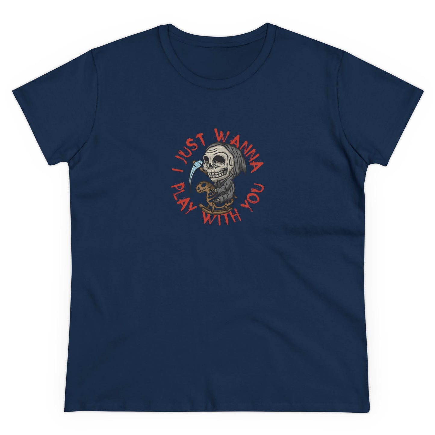 I Just Want To Play With You, Halloween Graphic Shirts, Spooky Halloween Shirts, Scary Halloween Shirt Designs, Cute Halloween Graphic Tees, Funny Halloween Shirt Ideas Navy