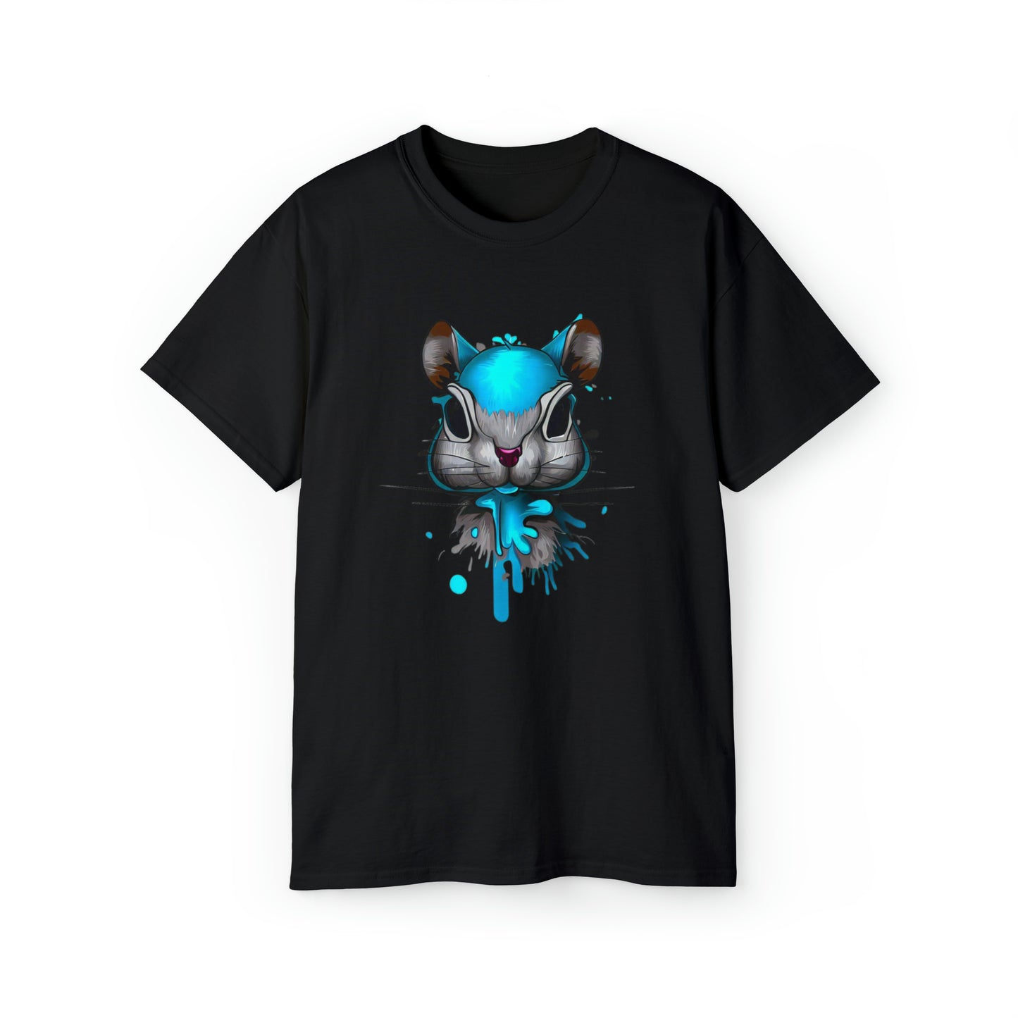 Graffiti shirt, Squirrel shirt, Urban Art T-Shirt, Blue Squirrel - SaviTraviDesigns