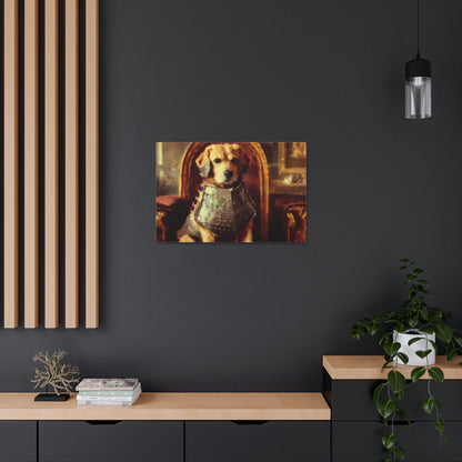 Fancy Dog, Canvas Dog Art, Dog Wall Art, Canine Canvas Art,Canvas Gallery Wraps, Pet Art, King Dog - SaviTraviDesigns