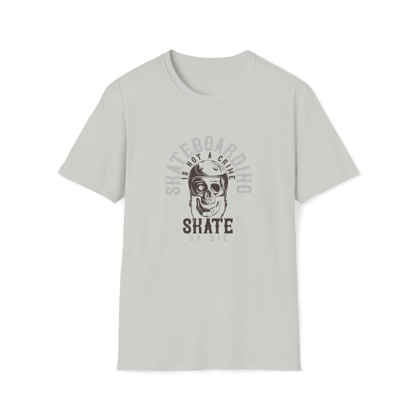 Skate or Die |Beach Lifestyle Shirts | Summer Vibe Apparel Ice Grey