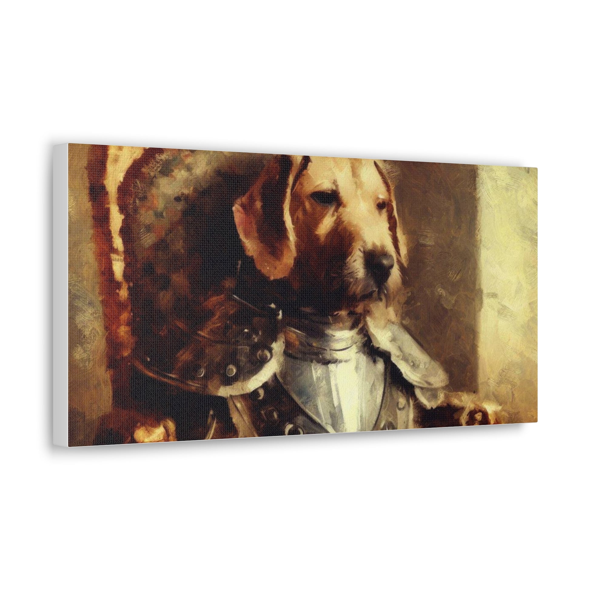 Fancy Dog, Canvas Dog Art, Dog Wall Art, Canine Canvas Art,Canvas Gallery Wraps