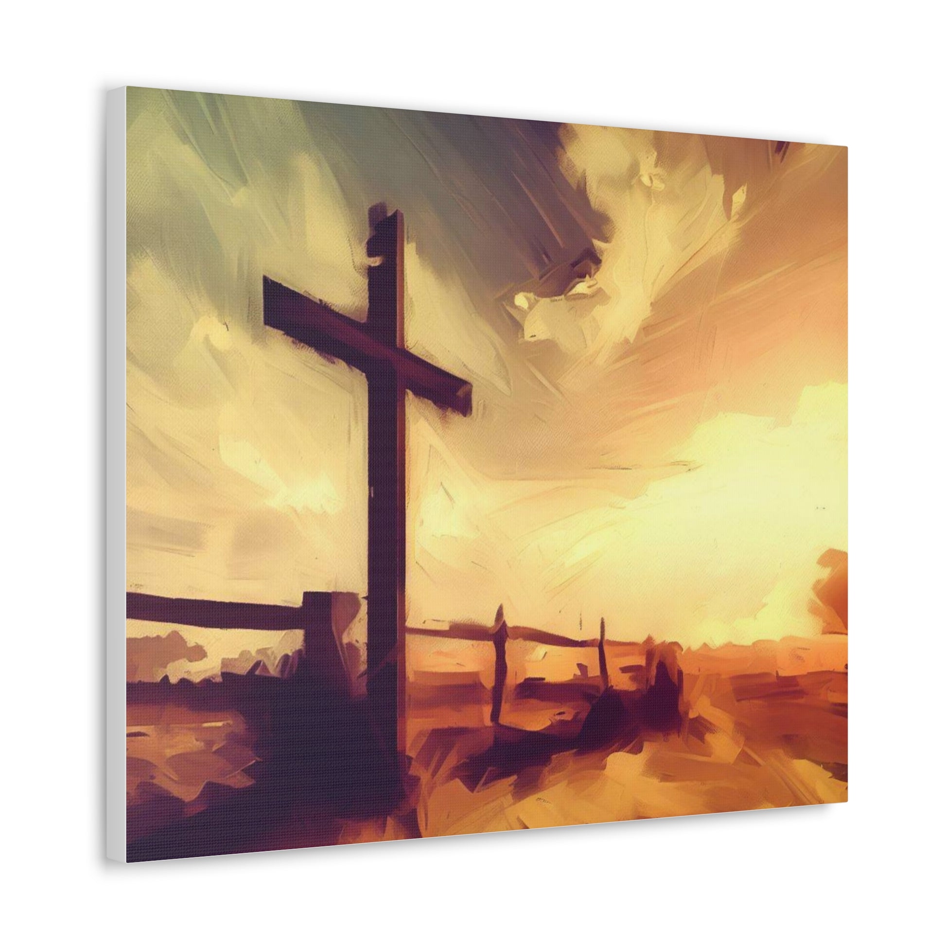 Christian wall art, Cross wall art, Country art, farm art, Canvas Gallery Wraps - SaviTraviDesigns