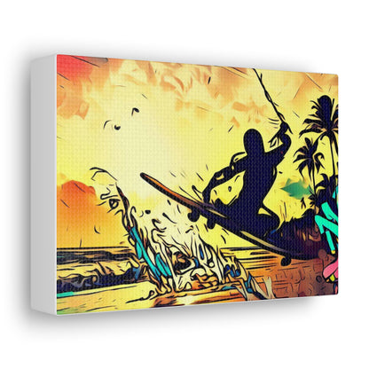 Kiteboarding, Graffiti art prints, Street art canvas, Urban art decor, Graffiti-style wall art, Graffiti canvas prints, Street art posters - SaviTraviDesigns