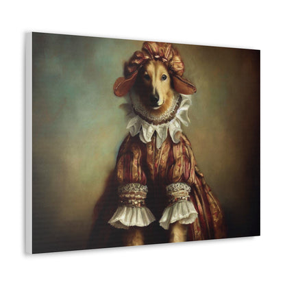 Fancy Dog, Canvas Dog Art, Dog Wall Art, Canine Canvas Art,Canvas Gallery Wraps, Pet Art