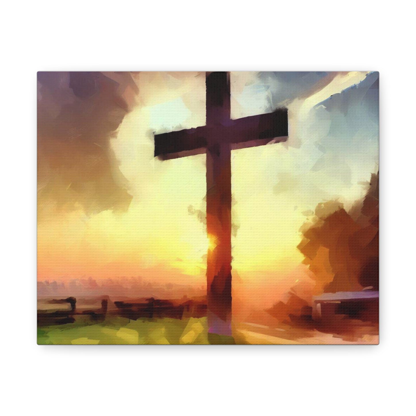 Christian wall art, Cross wall art, Country art, Canvas Gallery Wraps - SaviTraviDesigns