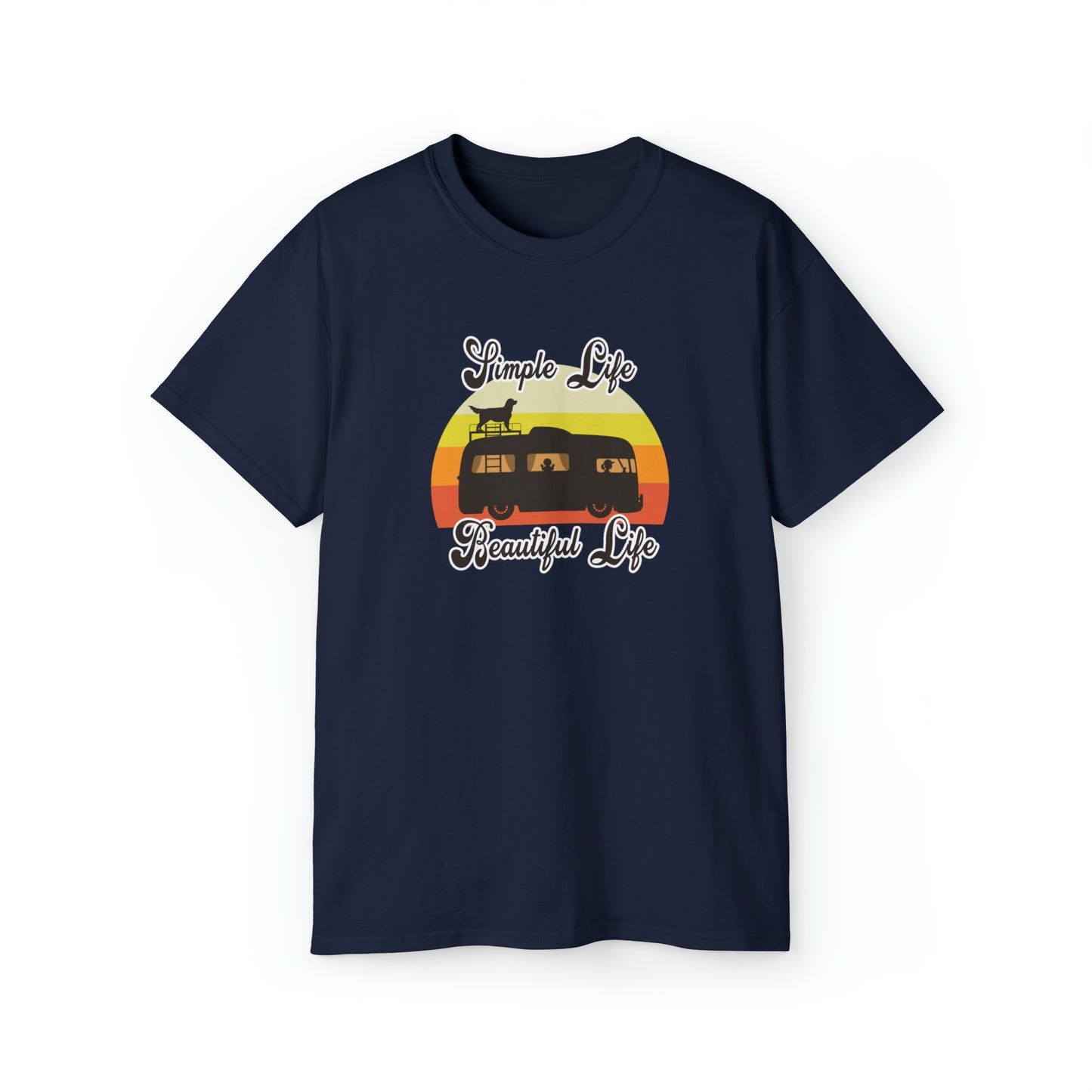 Outdoor Graphic T-shirt, Adventure T-Shirts, Nature-Inspired Tees, Hiking T-Shirts, Camping Graphic Shirts, Mountain Tee Shirts Navy