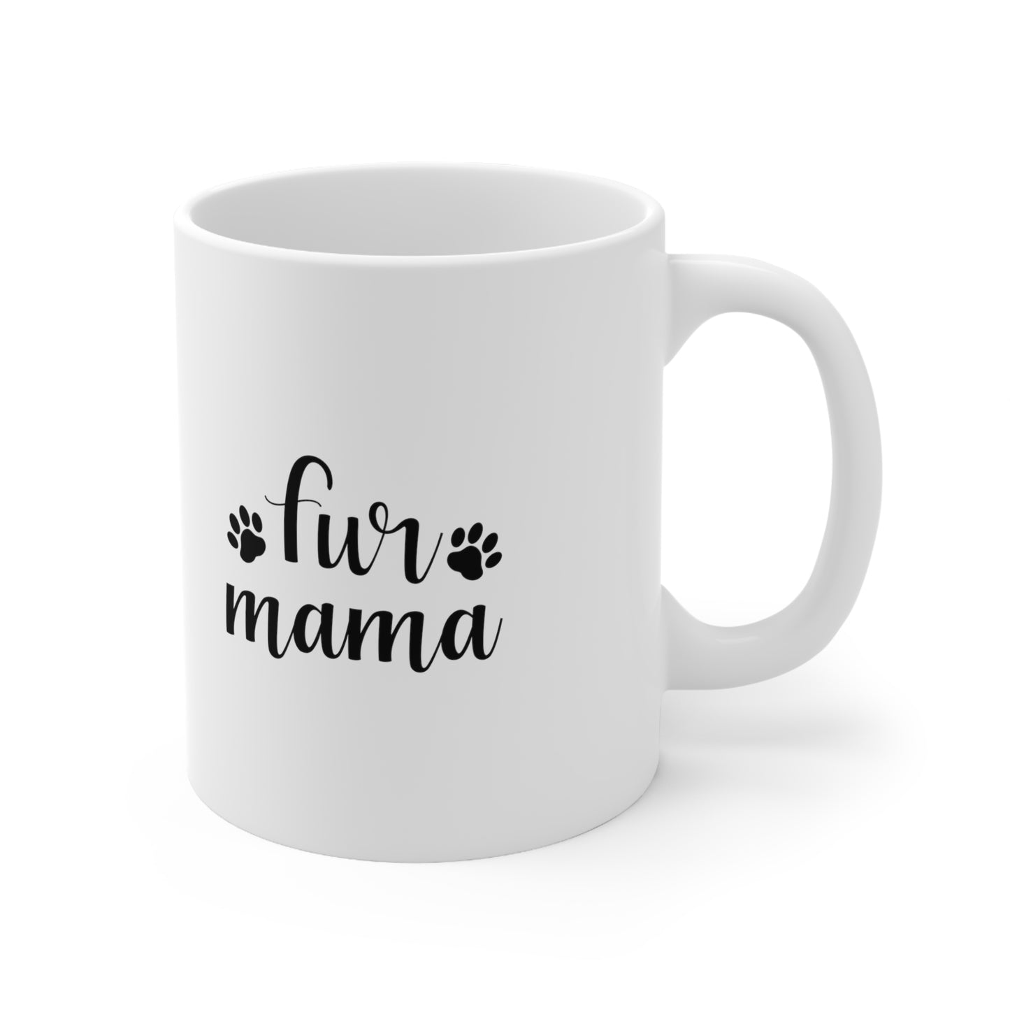 Fur Mama, Coffee Mugs with Art, Unique Mug Designs, Custom Graphic Mugs, Artistic Coffee Cups, Trendy Mug Patterns - SaviTraviDesigns