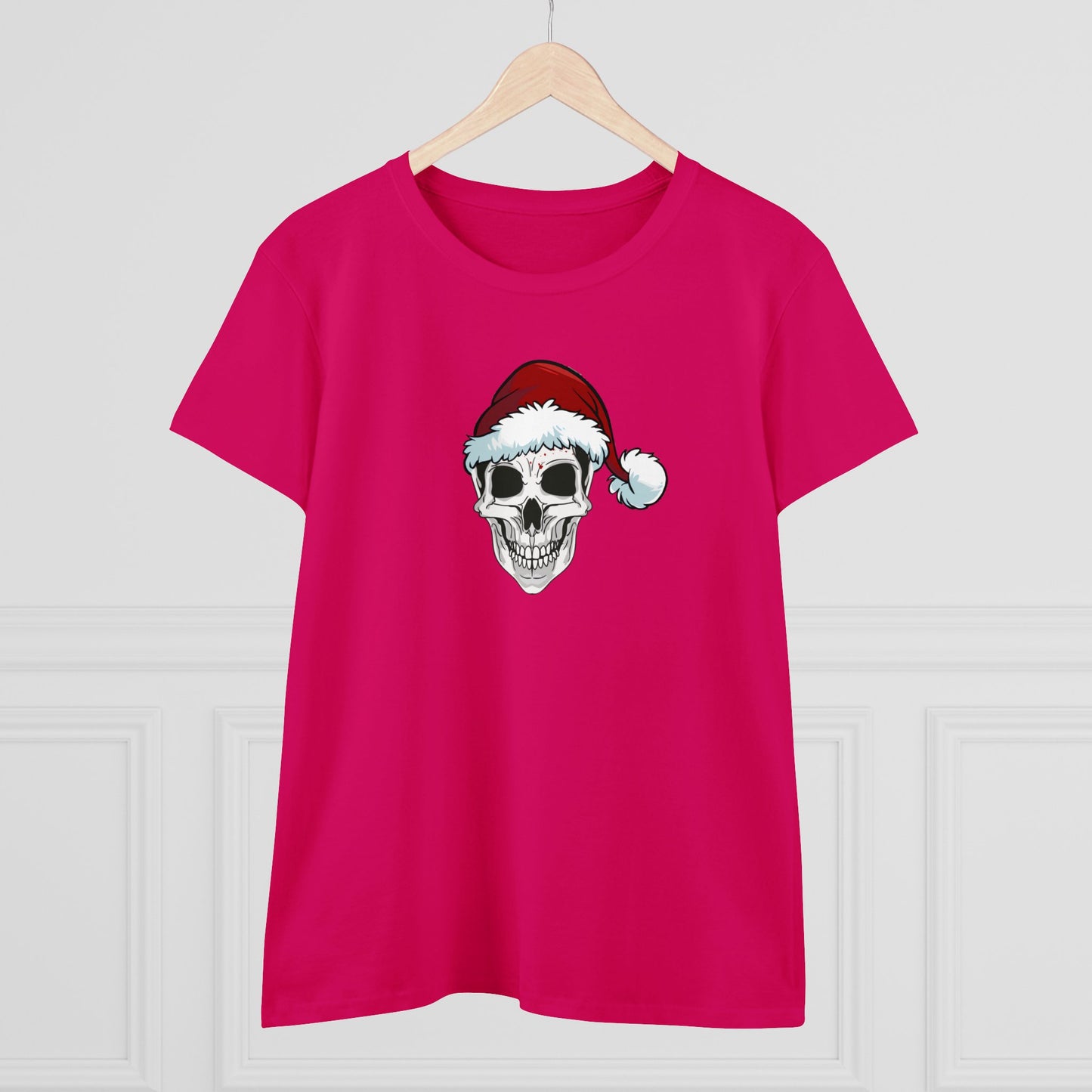 Skeleton Santa Hat, Christmas Graphic Shirts, Festive Holiday T-Shirts, Ugly Christmas Sweater Tees, Funny Christmas Shirt Designs, Cute Xmas Graphic Tees