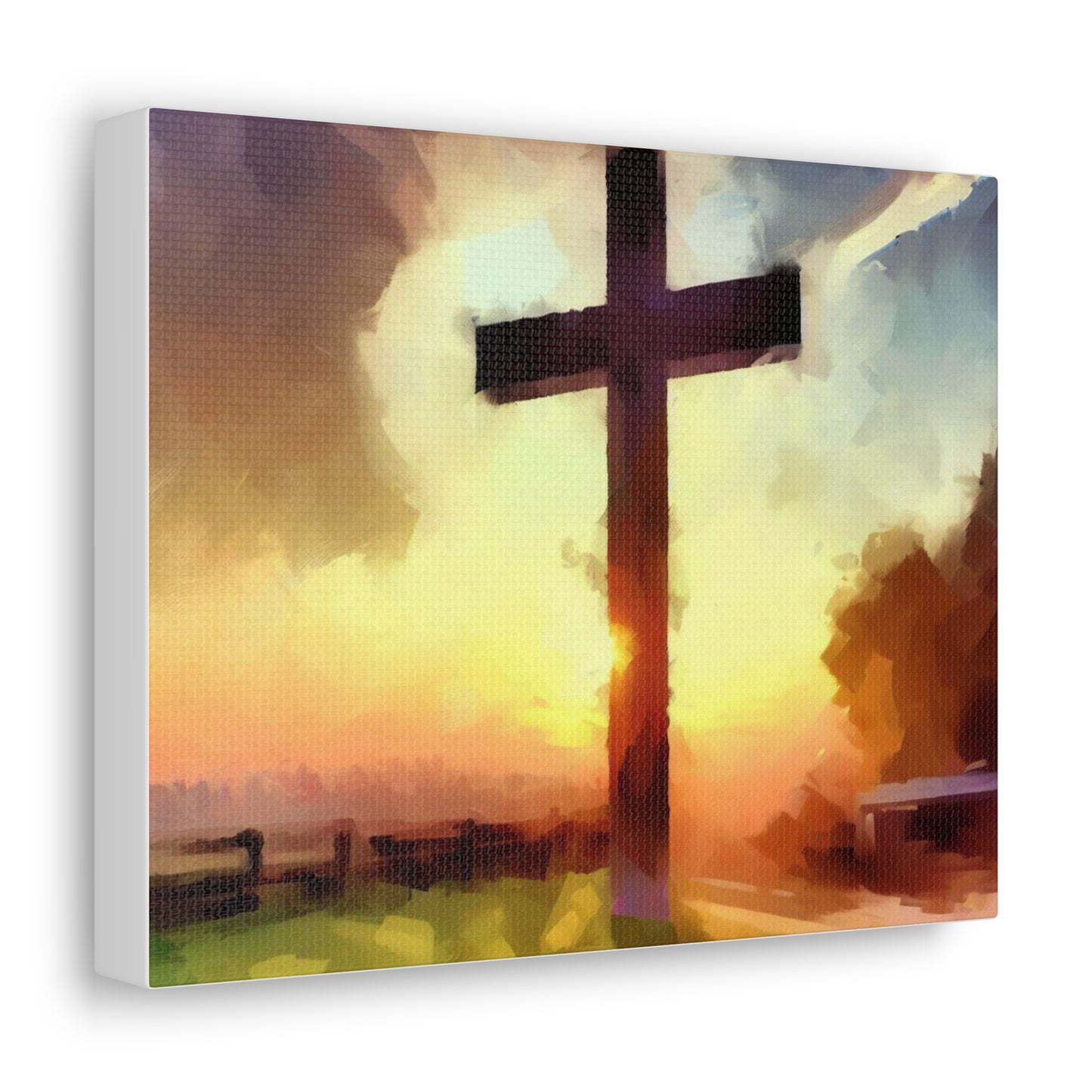 Christian wall art, Cross wall art, Country art, Canvas Gallery Wraps - SaviTraviDesigns