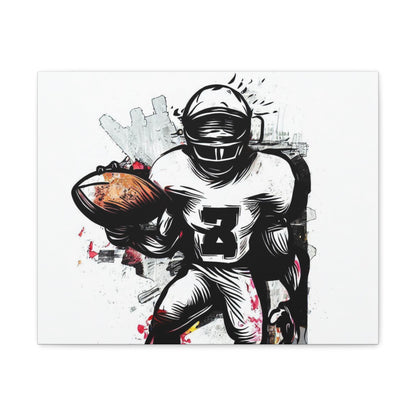 Football Player, Graffiti-inspired home decor, Modern street art prints, Graffiti wall art, Street art canvas art, Graffiti artist prints