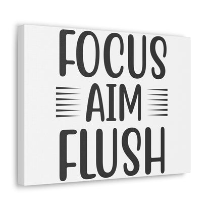 Focus Aim Flush, Rustic Bathroom Decor, Farmhouse Bathroom Signs, Modern Bathroom Wall Decor, Funny Bathroom Signs, Bathroom Wall Art Ideas - SaviTraviDesigns