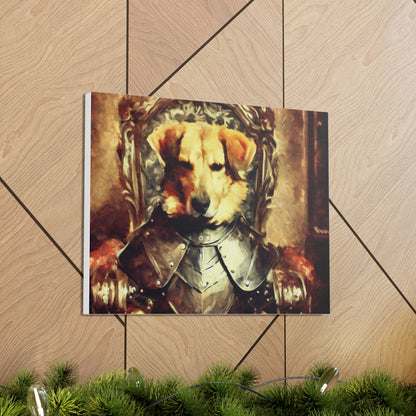 Fancy Dog, Canvas Dog Art, Dog Wall Art, Canine Canvas Art, Canvas Gallery Wraps