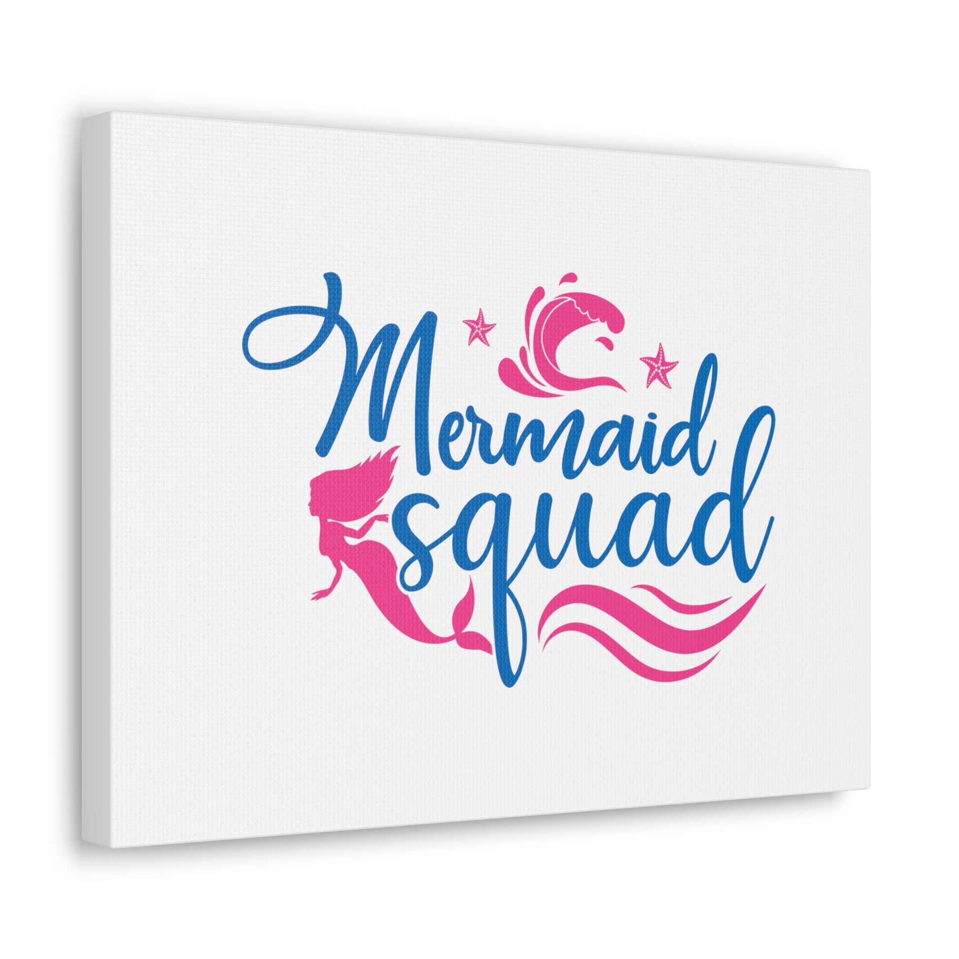 Mermaid Squad, Mermaid Wall Art, Coastal Mermaid Decor, Beach House Mermaid Signs, Nautical Mermaid Decor, Mermaid Nursery Wall Decor - SaviTraviDesigns