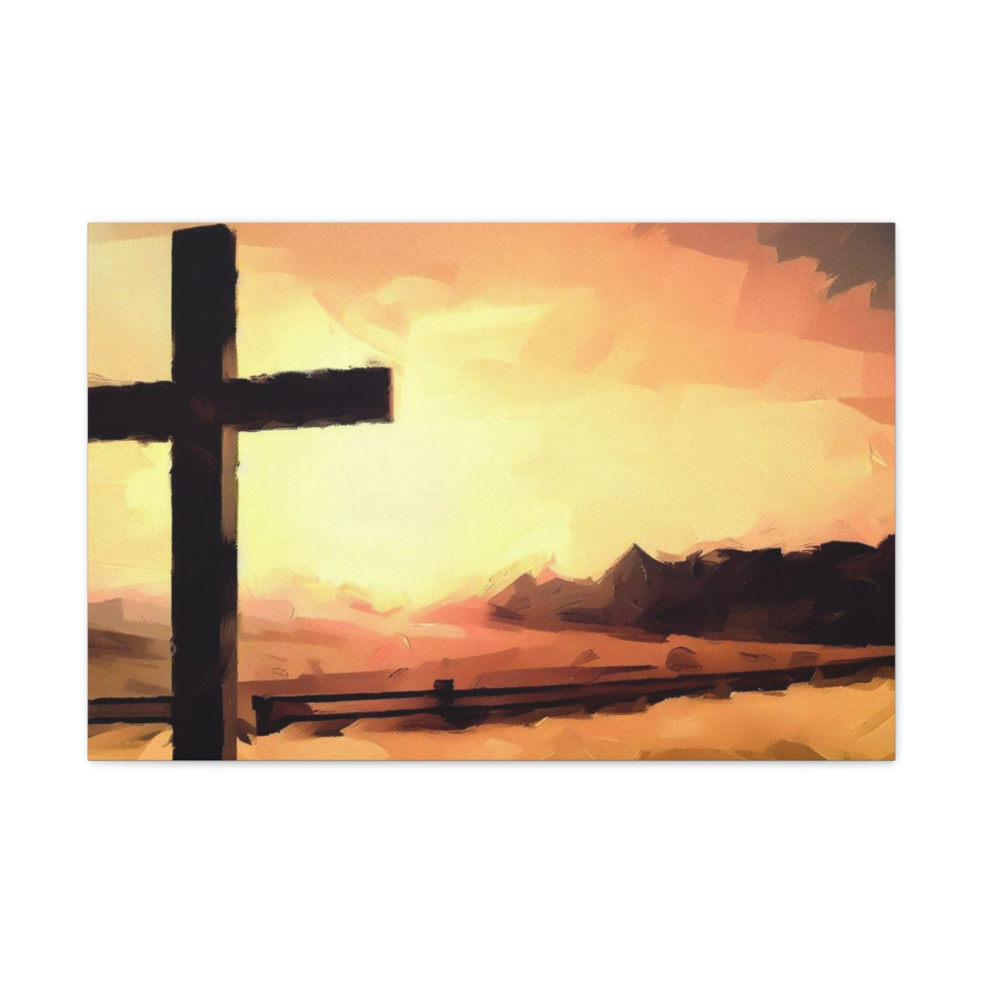 Christian wall art, Cross wall art, country art, Canvas Gallery Wraps - SaviTraviDesigns