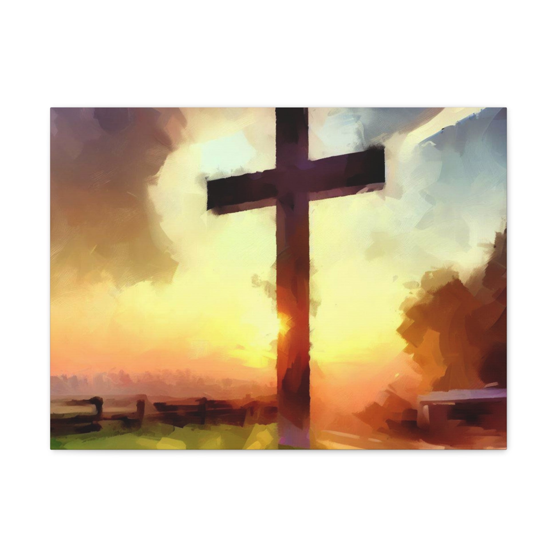 Christian wall art, Cross wall art, Country art, Canvas Gallery Wraps - SaviTraviDesigns