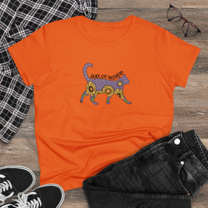 Black Cat, Halloween Graphic Shirts, Spooky Halloween Shirts, Scary Halloween Shirt Designs, Cute Halloween Graphic Tees, Funny Halloween Shirt Ideas