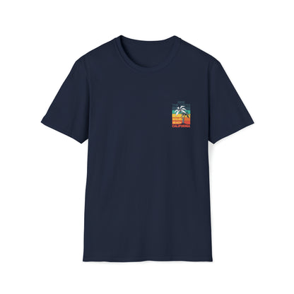 Ride The Waves Malibu Beach |Beach Lifestyle Shirts | Summer Vibe Apparel Navy