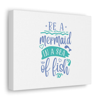 Be A Mermaid, Mermaid Wall Art, Coastal Mermaid Decor, Beach House Mermaid Signs, Nautical Mermaid Decor, Mermaid Nursery Wall Decor - SaviTraviDesigns