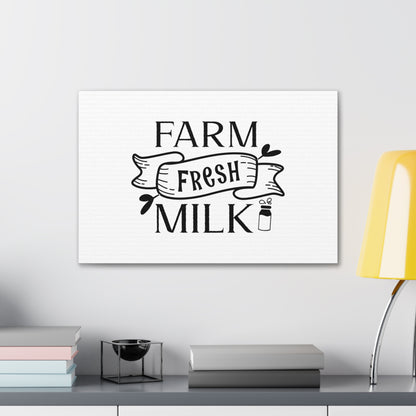 Farm Fresh Milk, Kitchen quote canvas prints, Kitchen wall decor quotes, Kitchen canvas art, Funny kitchen quotes on canvas, Inspirational kitchen quotes