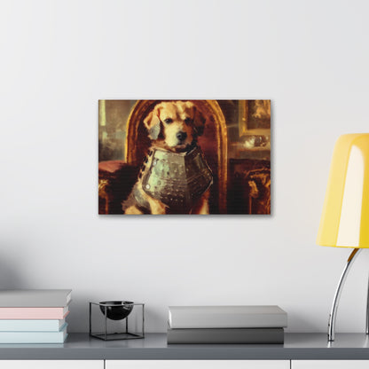 Fancy Dog, Canvas Dog Art, Dog Wall Art, Canine Canvas Art,Canvas Gallery Wraps, Pet Art, King Dog - SaviTraviDesigns