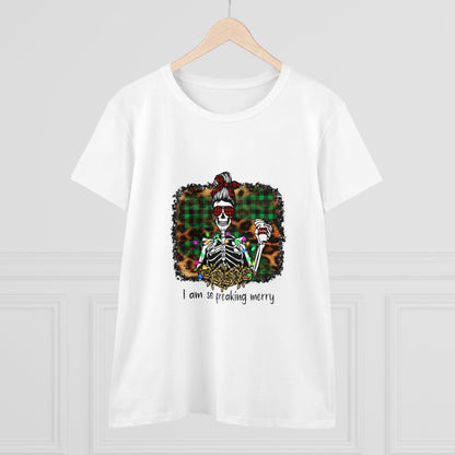 I'm So Freaking Merry, Christmas Graphic Shirts, Festive Holiday T-Shirts, Ugly Christmas Sweater Tees, Funny Christmas Shirt Designs, Cute Xmas Graphic Tees