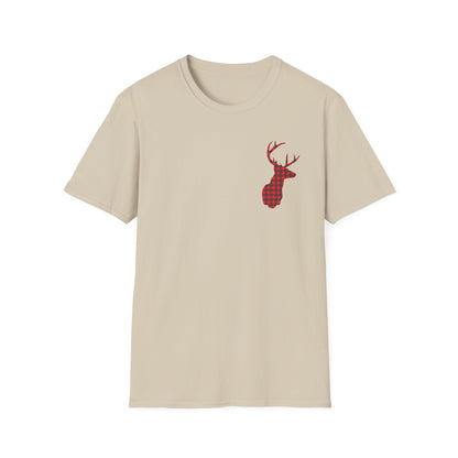 Plaid Elk T-Shirt Sand