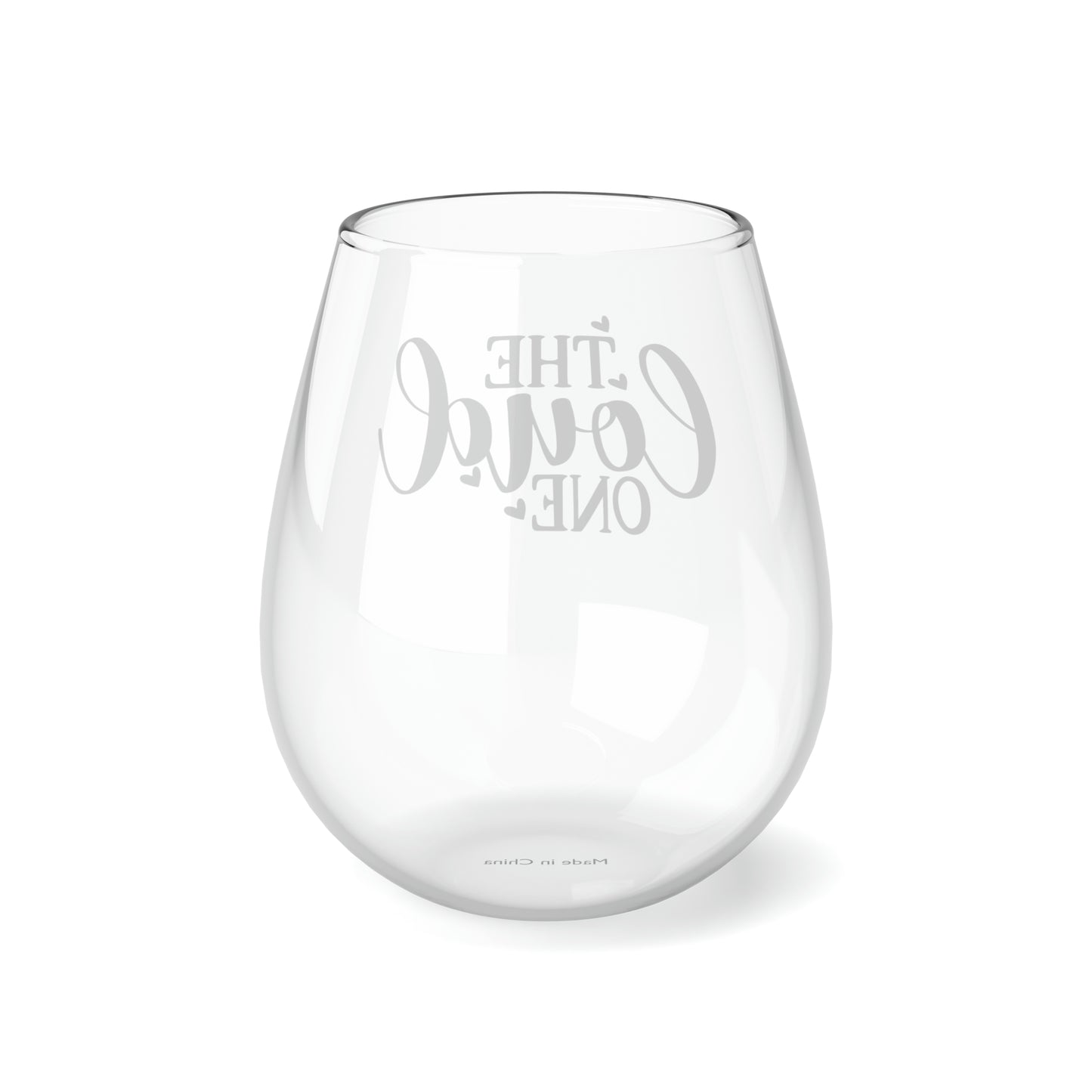 The Loud One, Wedding Wine Glass, Best Friend Wine Glass, Wine Lover Stemless, Wine Glass Gift, Stemless Wine Glass, 11.75oz - SaviTraviDesigns