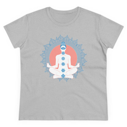 Meditation T-Shirts, Yoga Graphic Tees, Mindfulness Apparel, Zen T-Shirts, Spiritual Shirts, Chakra Tees, Womens T-Shirt