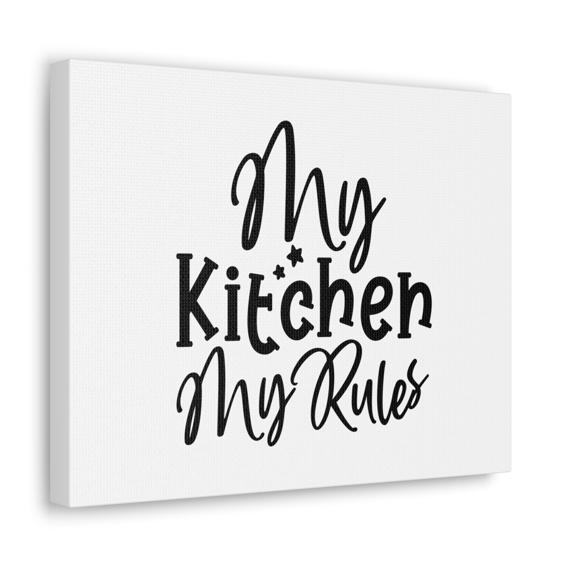 My Kitchen My Rules, Kitchen quote canvas prints, Kitchen wall decor quotes, Kitchen canvas art, Funny kitchen quotes on canvas, Inspirational kitchen quotes - SaviTraviDesigns