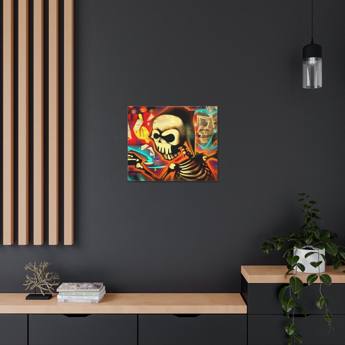 Halloween art, Skeleton canvas prints, Scary Halloween decor, Halloween home decor, Halloween wall, Gothic wall decor, Canvas Gallery Wraps - SaviTraviDesigns