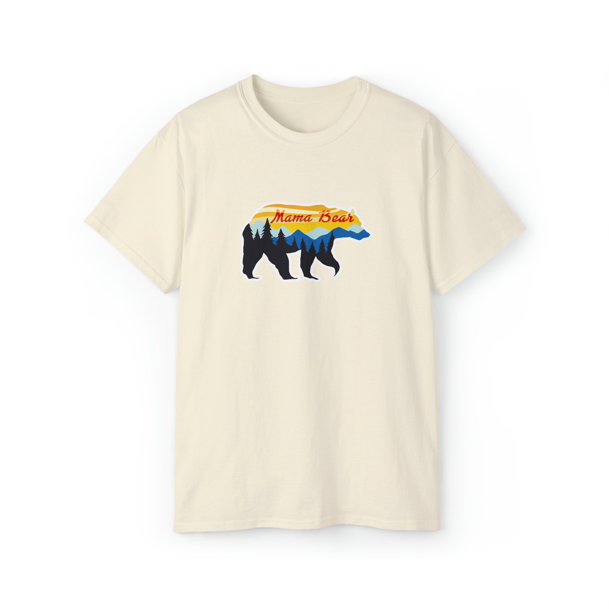 Mama Bear Tshirt, Outdoor Graphic T-shirt, Adventure T-Shirts, Nature Tees, Hiking T-Shirts, Camping Graphic Shirts, Mountain Tee Shirts - SaviTraviDesigns