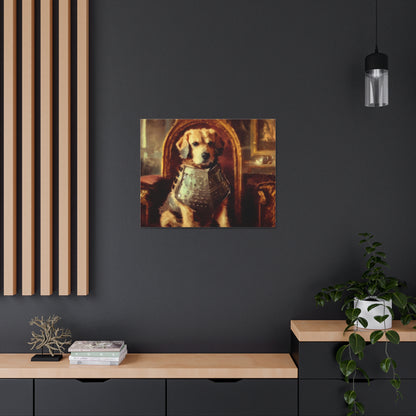 Fancy Dog, Canvas Dog Art, Dog Wall Art, Canine Canvas Art,Canvas Gallery Wraps, Pet Art, King Dog - SaviTraviDesigns