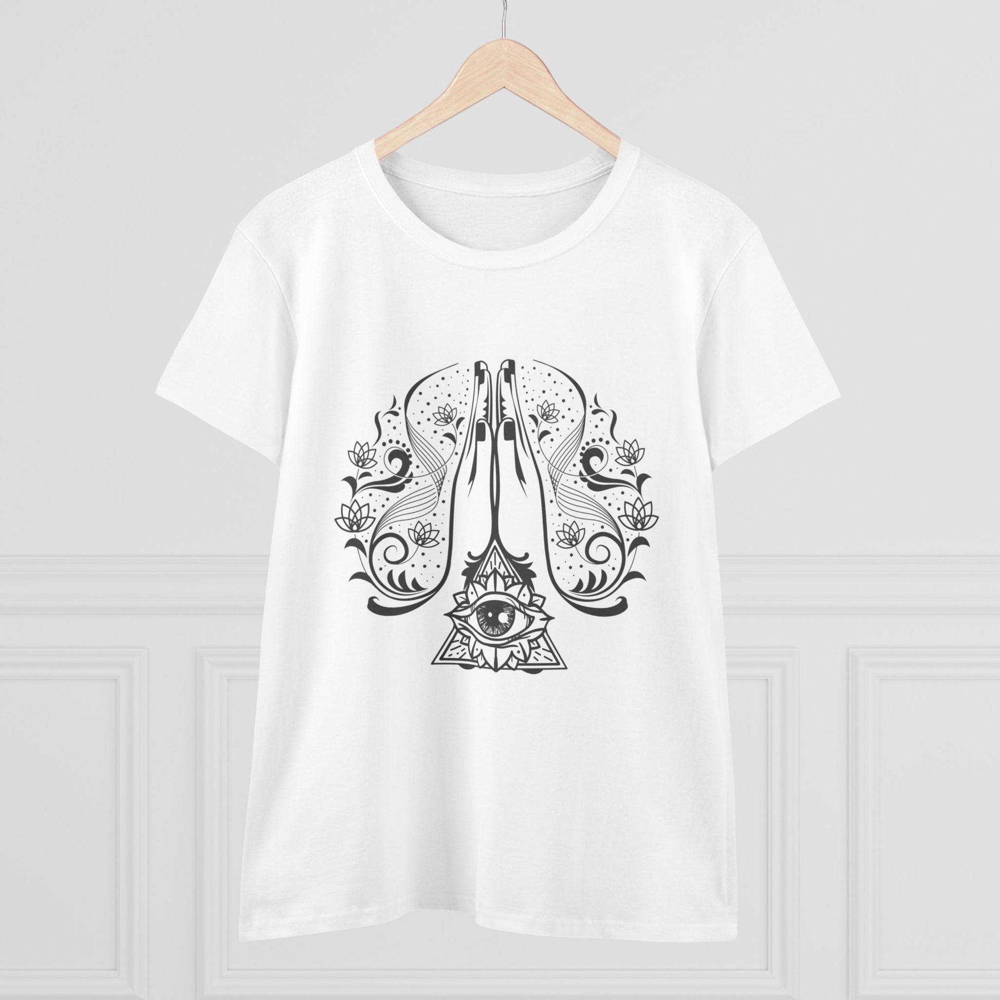 Meditation T-Shirts, Yoga Graphic Tees, Mindfulness Apparel, Zen T-Shirts, Spiritual Shirts, Chakra Tees, Womens T-Shirt