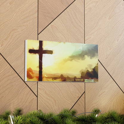 Christian wall art, Cross wall art, Farm art, Canvas Gallery Wraps - SaviTraviDesigns