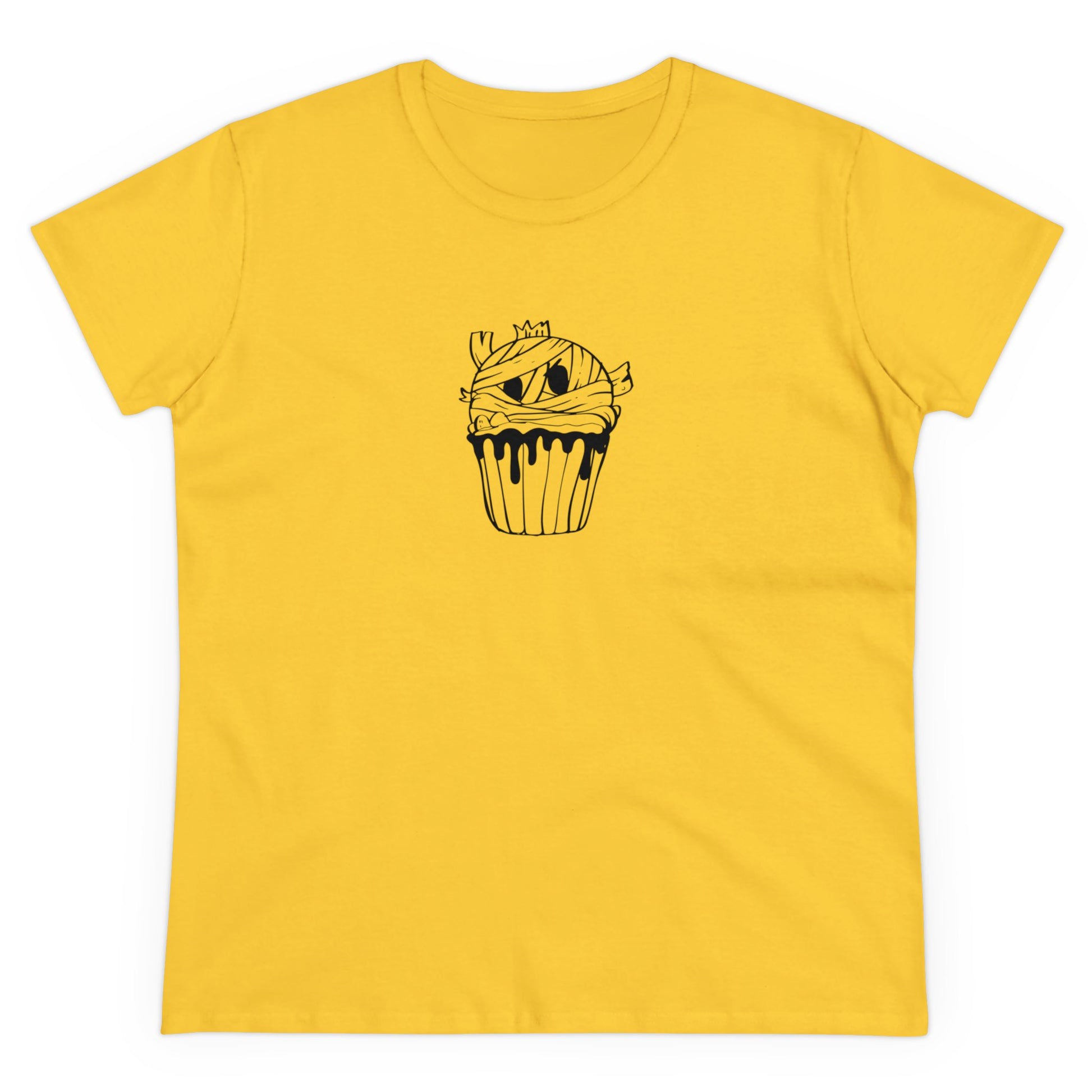 Mummy Cupcake, Halloween Cupcake Designs, Halloween Graphic Shirts, Spooky Halloween Shirts, Cute Halloween Graphic Tees Daisy