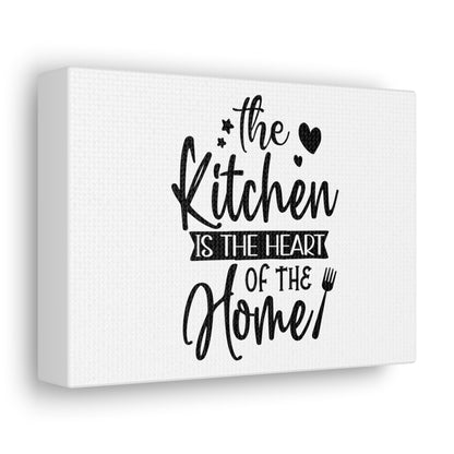 The Kitchen Is Heart Of The Home, Kitchen quote canvas prints, Kitchen wall decor quotes, Kitchen canvas art, Funny kitchen quotes on canvas, Inspirational kitchen quotes