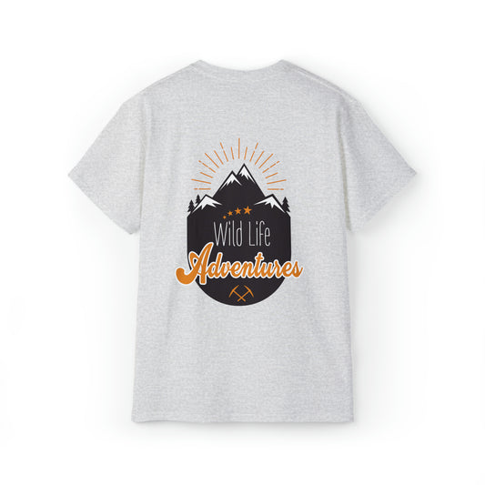 Adventures T-Shirt, Outdoor Graphic T-shirt, Adventure T-Shirts, Nature Tees, Hiking T-Shirts, Camping Graphic Shirts, Mountain Tee Shirts - SaviTraviDesigns