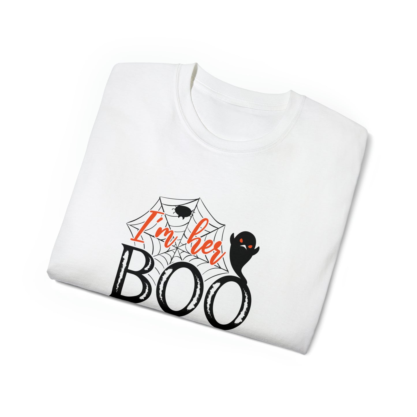 I'm Her Boo, Halloween Graphic Shirts, Spooky Halloween Shirts, Scary Halloween Shirt Designs, Cute Halloween Graphic Tees, Funny Halloween Shirt Ideas - SaviTraviDesigns