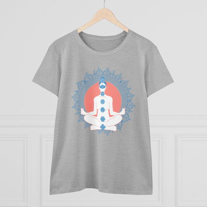 Meditation T-Shirts, Yoga Graphic Tees, Mindfulness Apparel, Zen T-Shirts, Spiritual Shirts, Chakra Tees, Womens T-Shirt