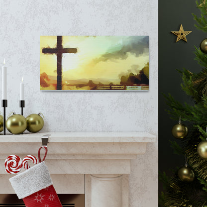 Christian wall art, Cross wall art, Farm art, Canvas Gallery Wraps - SaviTraviDesigns