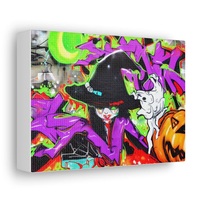 Halloween art, Witch canvas prints, Scary Halloween decor, Halloween home decor, Halloween wall, Gothic wall decor, Canvas Gallery Wraps