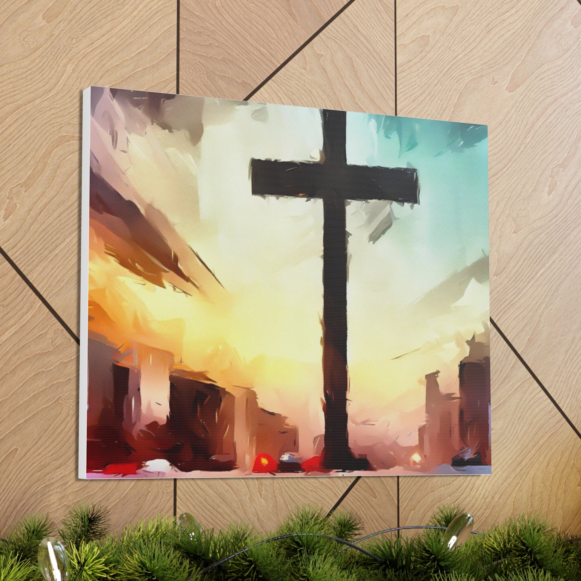 Christian wall art, Cross wall art, City art, Canvas Gallery Wraps - SaviTraviDesigns