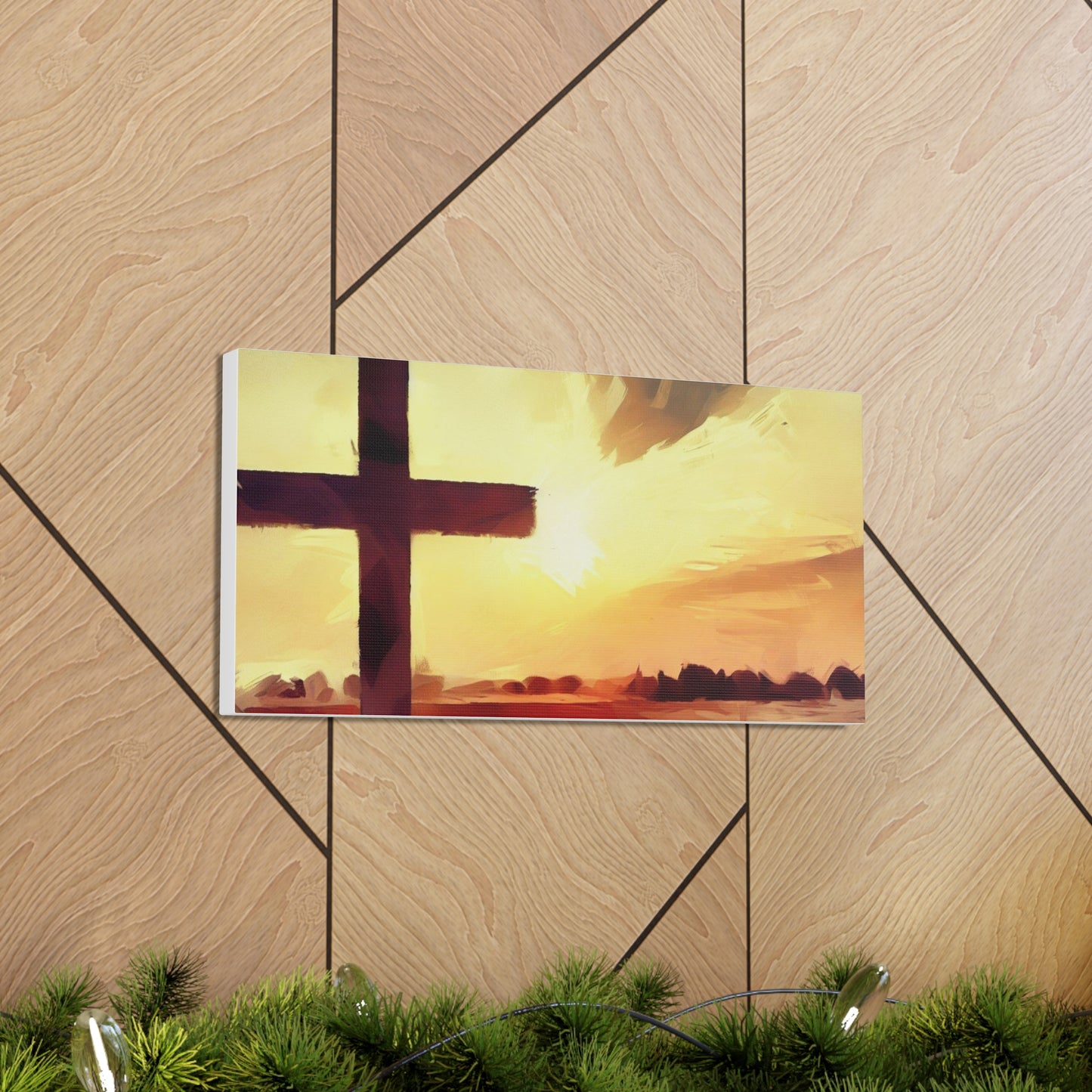 Christian Wall Art, Cross Wall Art, Canvas Gallery Wraps, Christian Country, Christian Art - SaviTraviDesigns