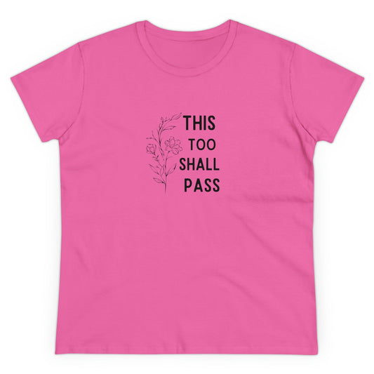 This Too Shall Pass, Inspirational Quote T-Shirt, Women Tshirt, Yoga Shirt, Meditation, Shirt - SaviTraviDesigns