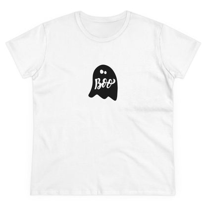 Boo Shirt, Cute Ghost, Halloween Graphic Shirts, Spooky Halloween Shirts, Scary Halloween Shirt Designs, Cute Halloween Graphic Tees, Funny Halloween Shirt Ideas White