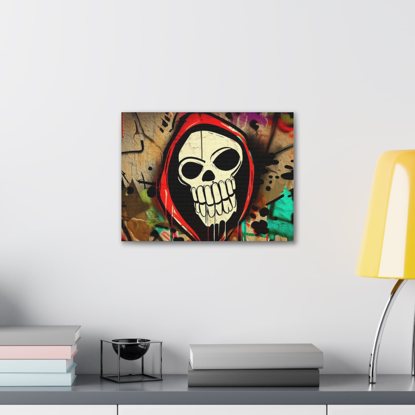 Halloween art, Skeleton canvas prints, Scary Halloween decor, Halloween home decor, Halloween wall, Gothic wall decor, Canvas Gallery Wraps - SaviTraviDesigns