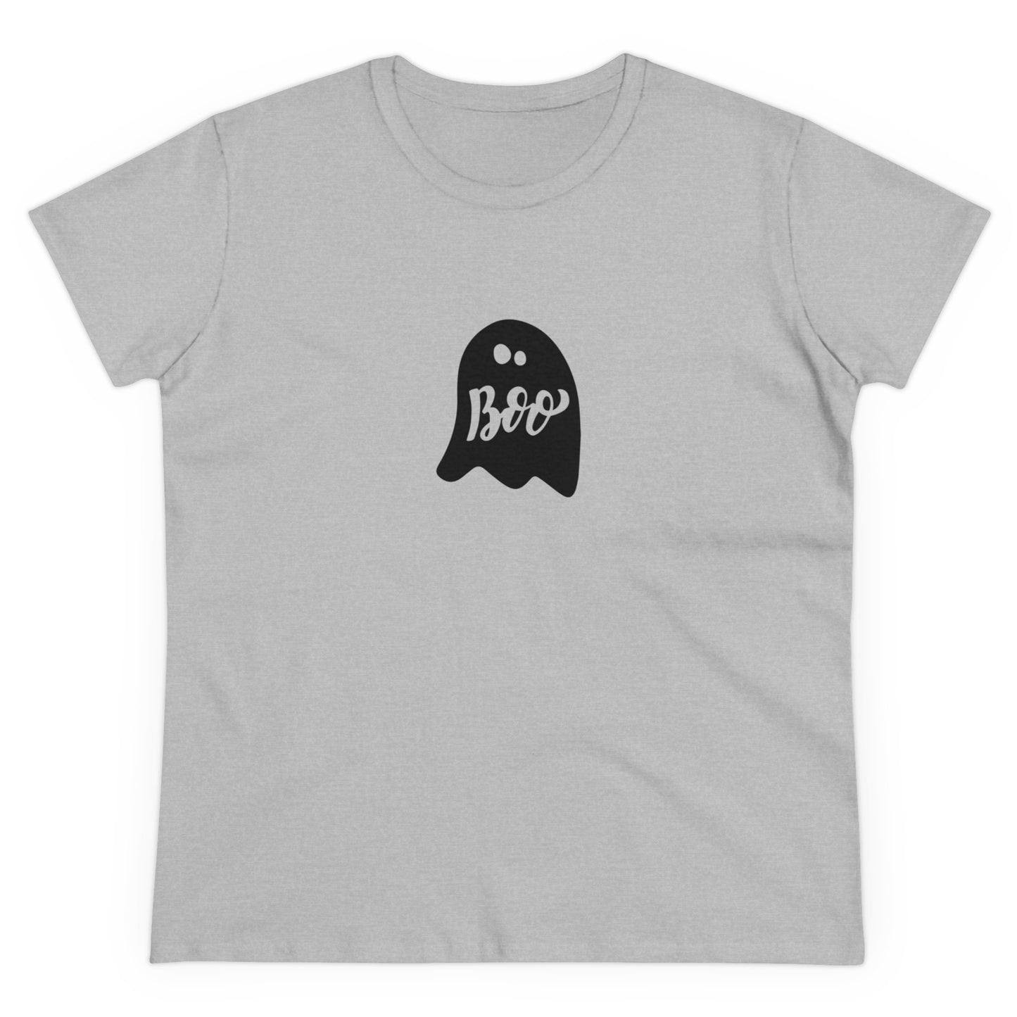 Boo Shirt, Cute Ghost, Halloween Graphic Shirts, Spooky Halloween Shirts, Scary Halloween Shirt Designs, Cute Halloween Graphic Tees, Funny Halloween Shirt Ideas Sport Grey