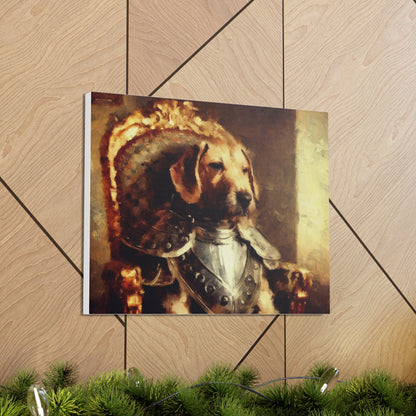 Fancy Dog, Canvas Dog Art, Dog Wall Art, Canine Canvas Art,Canvas Gallery Wraps